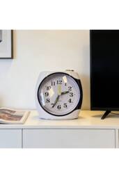 KDMD Compact Retro Analogue Bell Alarm Clock Small Travel Bedside - thumbnail 4