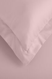 Bianca '400 Thread Count Cotton Sateen' Oxford Pillowcase Pair in Pink - thumbnail 3