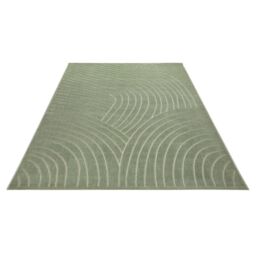 The Rug Shop UK Green Modern Abstract Green Polyester Area Rug - Size: 240 cm x 330 cm - thumbnail 4