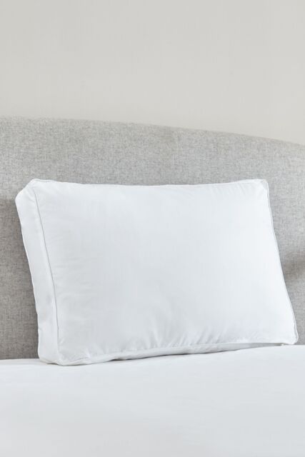 Catherine Lansfield 'Luxury Box' Cotton Pillow in White - image 1