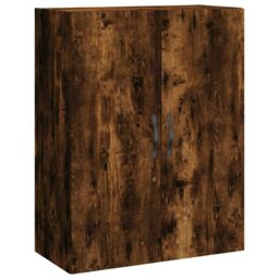 Berkfield Home Highboard Smoked Oak 69.5x34x180 cm Engineered Wood in Brown - thumbnail 5