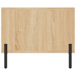 Berkfield Home Coffee Table Sonoma Oak 102x50x40 cm Engineered Wood in Brown - Size: 102 x 50 x 40 cm - thumbnail 7