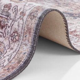 THE RUGS Palma Indoor Outdoor Reversible Rug Durable Soft for Living Room in Grey - Size: 80 cm x 150 cm - thumbnail 4