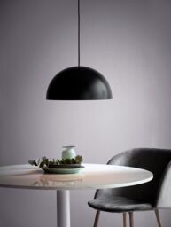 Nordlux Modern Indoor Pendant Light Black Metal E27 Dome Shade - Mains Powered, IP20 - thumbnail 5