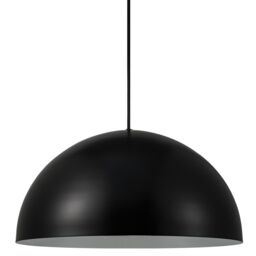 Nordlux Modern Indoor Pendant Light Black Metal E27 Dome Shade - Mains Powered, IP20 - thumbnail 4