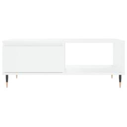 Berkfield Home Decorative Coffee Table White 90x60x35 cm Engineered Wood - Size: 90 x 60 x 35 cm - thumbnail 5