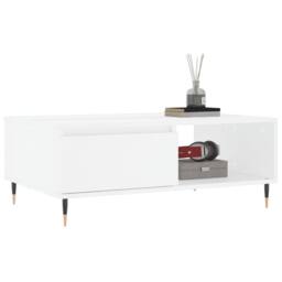 Berkfield Home Decorative Coffee Table White 90x60x35 cm Engineered Wood - Size: 90 x 60 x 35 cm
