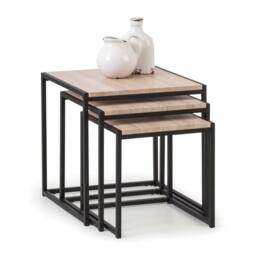 Cheshire Camden Nest Of 3 Tables in Sonoma Oak - thumbnail 2