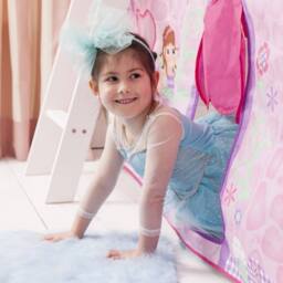 Nöa and Nani Moro Cabin Bed Midsleeper with Slide and Fairies Tent in White - Size: Single - thumbnail 3