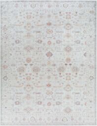 Livabliss Our Pnw Home-Spokane Ivory Pink Yellow Traditional Boho Living Dining Rug in White - Size: 118 cm x 170 cm - thumbnail 2