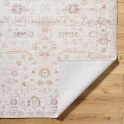 Livabliss Our Pnw Home-Spokane Ivory Pink Yellow Traditional Boho Living Dining Rug in White - Size: 118 cm x 170 cm - thumbnail 4