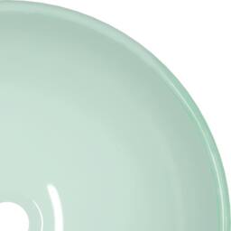 Berkfield Home Basin Tempered Glass 42x14 cm White - thumbnail 4