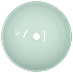 Berkfield Home Basin Tempered Glass 42x14 cm White - thumbnail 3