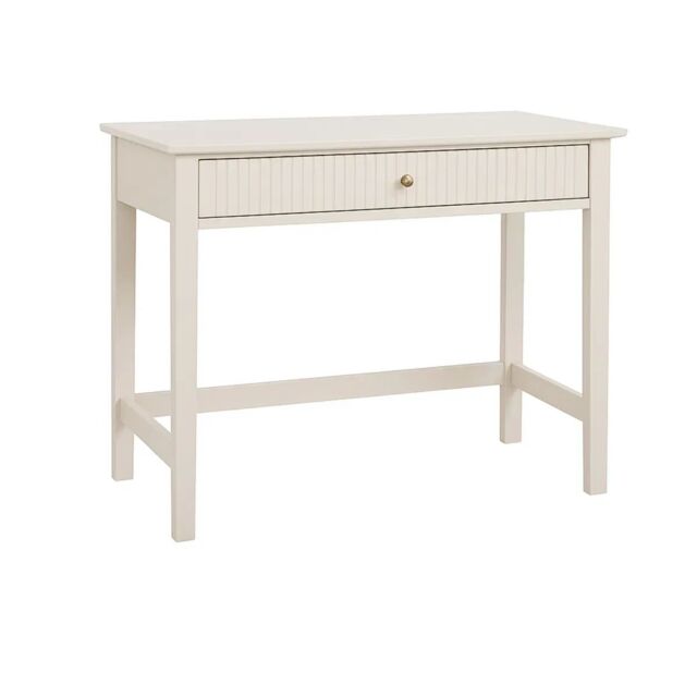 Melody Maison Dressing Table, Stool & Pair Of 3 Drawer Bedside Tables - Hales Taupe Range in Beige - image 1