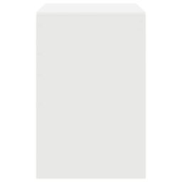 Berkfield Home Computer Desk White Engineered wood 90 x 50 x 76 cm Tough - thumbnail 5