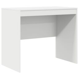 Berkfield Home Computer Desk White Engineered wood 90 x 50 x 76 cm Tough - thumbnail 2