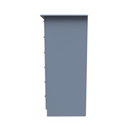 Ready Assembled 2 U Trent 1 Door 5 Drawer Kids Robe (Ready Assembled) in Light Blue - thumbnail 2