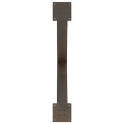 Berkfield Home Dining Table Legs X-Shaped 3 pcs Natural Steel 90x(72-73) cm Steel in Brown - thumbnail 7