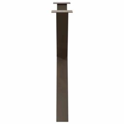 Berkfield Home Dining Table Legs X-Shaped 3 pcs Natural Steel 90x(72-73) cm Steel in Brown - thumbnail 6