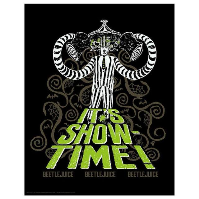 Beetlejuice Limited Edition Art Print in Bright Green