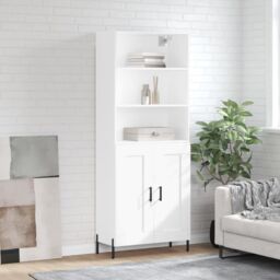 Berkfield Home Highboard White 69.5x34x180 cm Engineered Wood