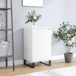 Berkfield Home Sideboard White 40x35x70 cm Engineered Wood - Size: 40 x 35 x 70 cm - thumbnail 2