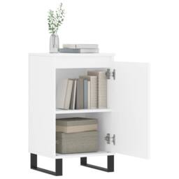Berkfield Home Sideboard White 40x35x70 cm Engineered Wood - Size: 40 x 35 x 70 cm - thumbnail 4