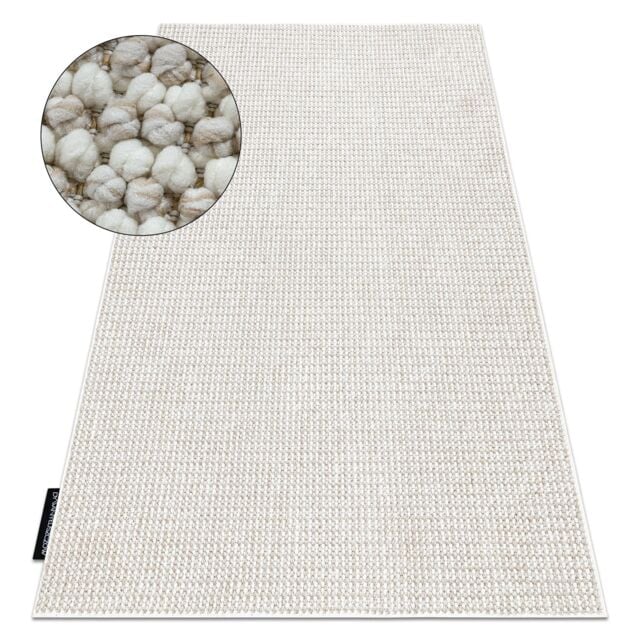 RugsX Casablanca Loop Rug in White - Size: 250 cm x 350 cm - image 1