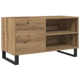 Berkfield Home Record Cabinet Artisan Oak 84.5x38x48 cm Engineered Wood in Brown