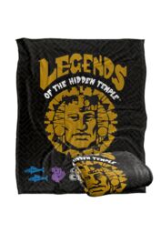 Nickelodeon Legends of The Hidden Temple Logo & Teams Silky Touch Super Soft Throw Blanket 152 X 127 cm in White - thumbnail 2