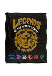 Nickelodeon Legends of The Hidden Temple Logo & Teams Silky Touch Super Soft Throw Blanket 152 X 127 cm in White - thumbnail 1