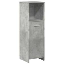 Berkfield Home Durable 3 Piece Bathroom Furniture Set Concrete Grey Engineered Wood - thumbnail 4