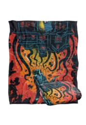 Stranger Things Eddie Munson Upside Down Creep House Poster 152 X 127 Cm Blanket in White - thumbnail 2