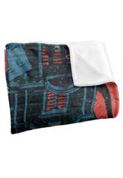 Stranger Things Eddie Munson Upside Down Creep House Poster 152 X 127 Cm Blanket in White - thumbnail 3
