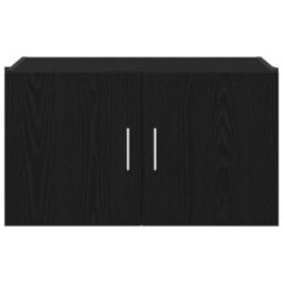 Berkfield Home Wall Cabinet Black Oak 70x42, 5x40 cm Engineered Wood - thumbnail 7
