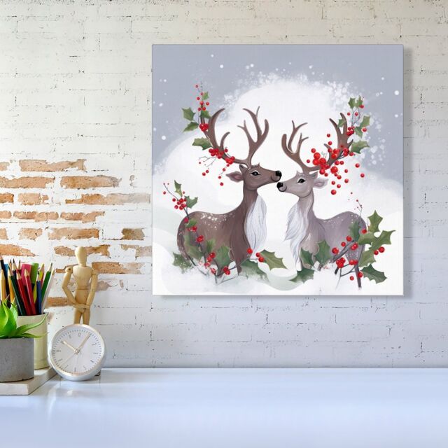 "Warren Reed - Designer Sitting Together Canvas - Size: W16"" x H16""" - image 1