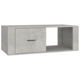 Berkfield Home Coffee Table Concrete Grey 100x50.5x35 cm Engineered Wood - thumbnail 2