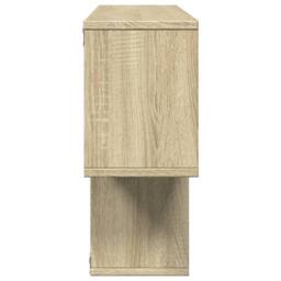 Berkfield Home Wall Shelf Sonoma Oak 100x20x53 cm Engineered Wood in Light Tan - Size: 100 x 20 x 53 cm - thumbnail 5