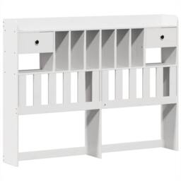 Berkfield Home Decorative Bed Frame without Mattress White 150x200 cm King Size - thumbnail 6