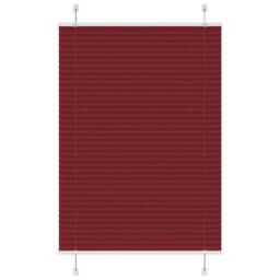 Berkfield Home Pleated Blind Bordeaux Red 85x150 cm Fabric Width 84.4 cm Polyester - thumbnail 2