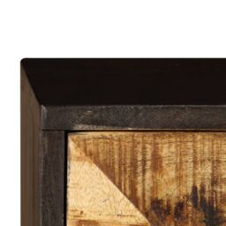 Berkfield Home Sideboard Solid Mango Wood 85x30x75 cm in Brown - Size: 85 x 30 x 75 cm - thumbnail 4