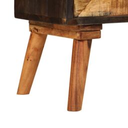 Berkfield Home Sideboard Solid Mango Wood 85x30x75 cm in Brown - Size: 85 x 30 x 75 cm - thumbnail 6