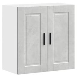 Berkfield Home Kitchen Wall Cabinet Porto Concrete Grey Engineered Wood - thumbnail 2