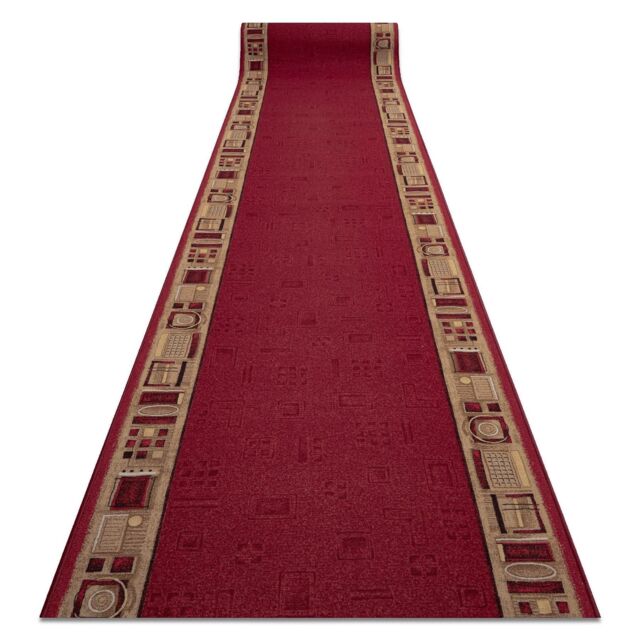 RugsX Anti-Slip Jena Runner in Red - Size: 100 cm x 230 cm - image 1