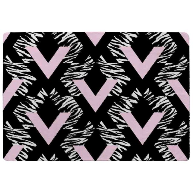 Benjamin Tate Design Geometric Animal Print Rug in Natural - Size: Large - image 1
