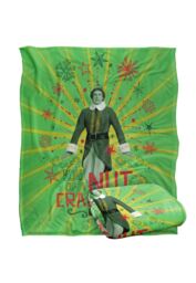 Warner Brothers Elf Silky Touch Super Soft Throw Blanket 152x127cm in White - Size: 152x127 cm - thumbnail 2