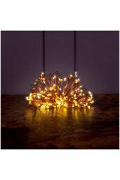 Netagon Mains Copper Wire 200 Warm White LED String Light with Programme Controller 20m - thumbnail 3