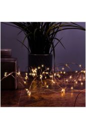 Netagon Mains Copper Wire 200 Warm White LED String Light with Programme Controller 20m - thumbnail 5