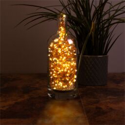 Netagon Mains Copper Wire 200 Warm White LED String Light with Programme Controller 20m - thumbnail 4