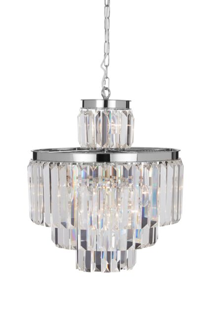 Orsina Kensington Townhouse 11 Bulbs Pendant Light in Silver - image 1